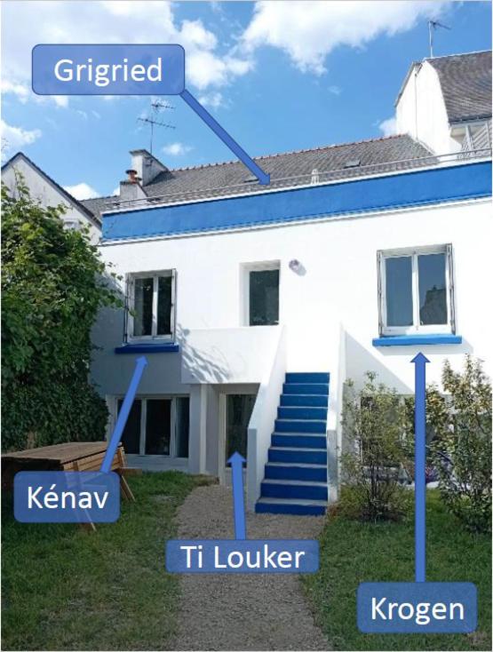 Le Kenav - Studio A 300 M Du Port Locmiquélic Dış mekan fotoğraf